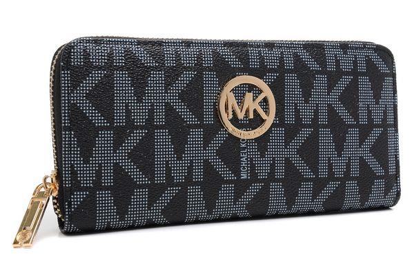 michael kors monogram continental lommebok svart Poser Med Priser 6ekvj